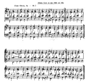 Allein Gott in der Höh sei Ehr (Zum Gloria, 3a-3b)