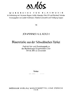 Bläserstücke aus der Schwäbischen Türkei