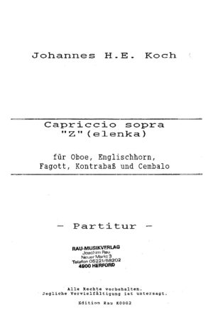 Capriccio sopra "Z"(elenka)