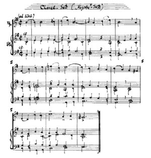 Choral-Satz ("Register"-Satz)