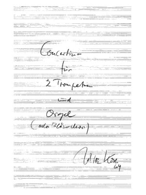 Concertino für 2 Trompeten und Orgel (oder Bläserchor)