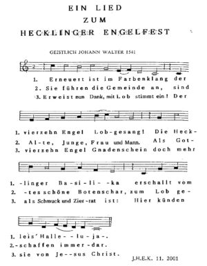 Ein Lied zum Hecklinger Engelfest
