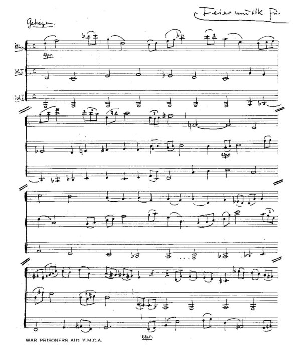 Feiermusik für Flöte u. 2 Violinen