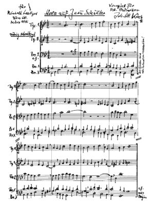Holz auf Jesu Schulter - Vorspiel für 5st. Bläserchor