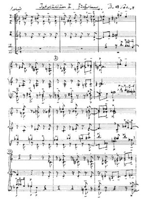 Interludium II, fünfstimmig