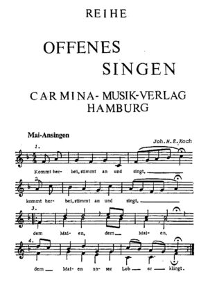 Reihe Offenes Singen - Mai-Ansingen - Kommt herbei, stimmt an und singt