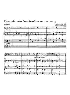 Nun lob, mein Seel, den Herren EKG 188