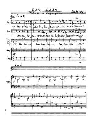 Ps. 143 - Lied 218 - Sammlung