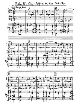 Psalm 98, Chor-Antiphon zu Lied EKG 186