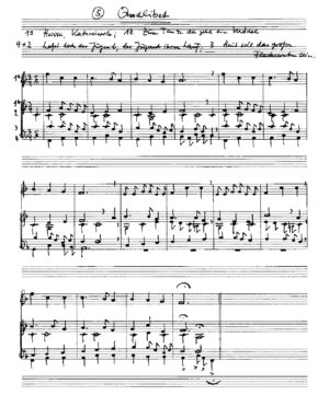 Quodlibet - 1a Heissa, Kathreinerle; 1b Zum Tanze da geht ein Mädel; 4+2 Lasst doch der Jugend, der Jugend ihren Lauf; 3 Heut soll das große Flachsernten sein