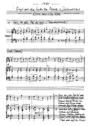 Singt mit uns Lieder zur Advents- u. Weihnachtszeit - Lieder aus aller Welt