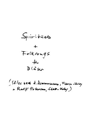 Spirituals + Folksongs für Bläser
