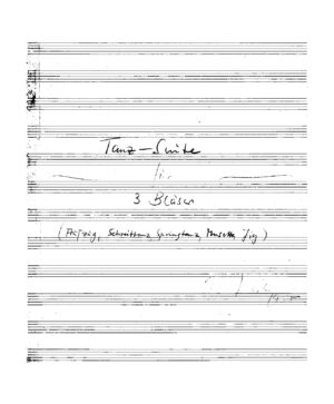 Tanz-Suite für 3 Bläser
