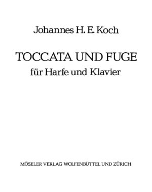 Toccata und Fuge für Harfe und Klavier
