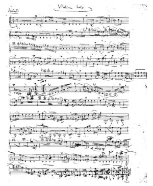 Violine Solo